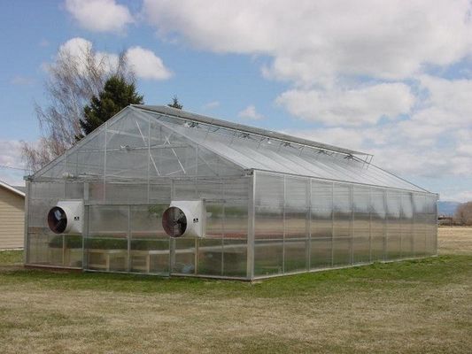 Plastic Film Polytunnel Greenhouse Sawtooth Greenhouse 10X30m